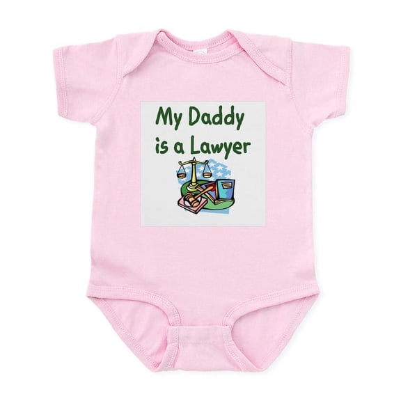 CafePress - My Daddy Is A Lawyer Infant Bodysuit - Baby Light Bodysuit, Size Newborn - 24 Months