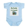 thumbnail image 1 of CafePress - My Daddy Is A Lawyer Infant Bodysuit - Baby Light Bodysuit, Size Newborn - 24 Months, 1 of 4