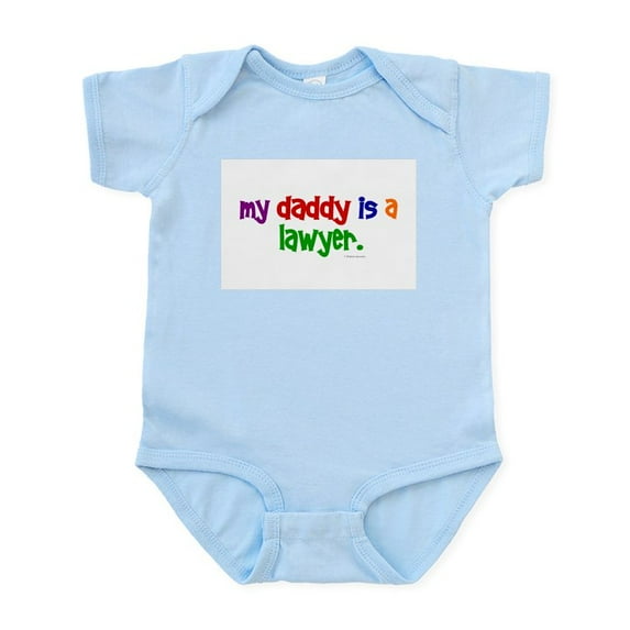CafePress - My Daddy Is A Lawyer Infant Bodysuit - Baby Light Bodysuit, Size Newborn - 24 Months