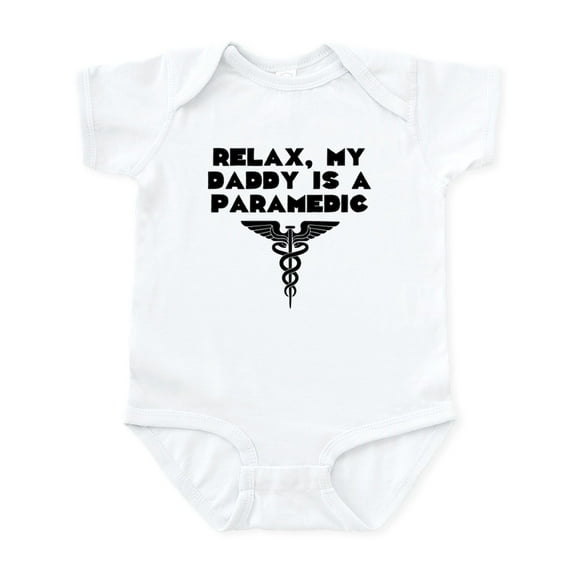CafePress - My Daddy Is A Paramedic Body Suit - Baby Light Bodysuit, Size Newborn - 24 Months