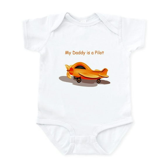 CafePress - My Daddy Is A Pilot Infant Bodysuit - Baby Light Bodysuit, Size Newborn - 24 Months