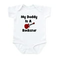 thumbnail image 1 of CafePress - My Daddy Is A Rockstar Infant Bodysuit - Baby Light Bodysuit, Size Newborn - 24 Months, 1 of 4