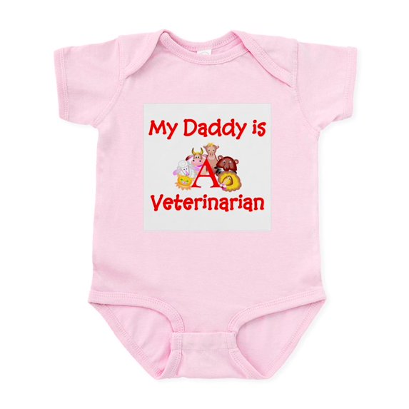 CafePress - My Daddy Is A Vet Infant Bodysuit - Baby Light Bodysuit, Size Newborn - 24 Months