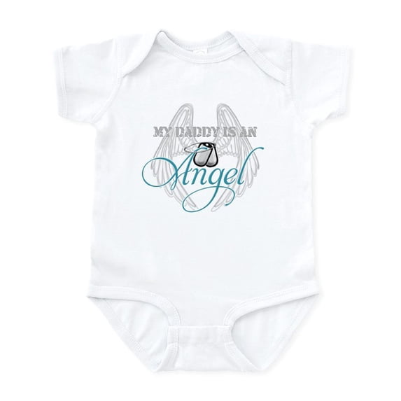 CafePress - My Daddy Is An Angel Infant Bodysuit - Baby Light Bodysuit, Size Newborn - 24 Months