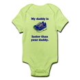 thumbnail image 1 of CafePress - My Daddy Is Faster Body Suit - Baby Light Bodysuit, 1 of 1