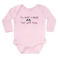 thumbnail image 1 of CafePress - My Daddy Is Faster Than Your Body Suit - Long Sleeve Cotton Baby Bodysuit, 1 of 4
