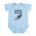 thumbnail image 1 of CafePress - My Daddy Is Faster Than Your Daddy Body Suit - Baby Light Bodysuit, Size Newborn - 24 Months, 1 of 4