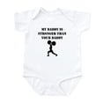 thumbnail image 1 of CafePress - My Daddy Is Stronger Than Your Daddy Body Suit - Baby Light Bodysuit, Size Newborn - 24 Months, 1 of 4