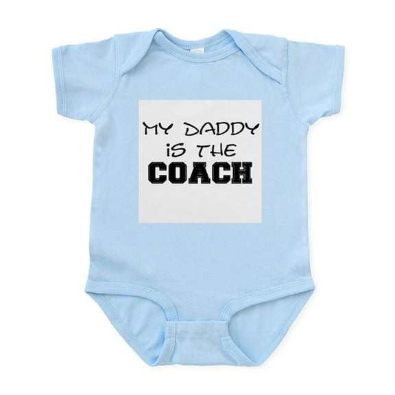 CafePress - My Daddy Is The Coach Infant Bodysuit - Baby Light Bodysuit, Size Newborn - 24 Months