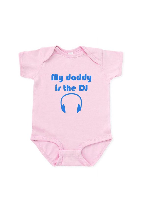 - My Daddy Is The DJ Body Suit - Baby Light Bodysuit, Size Newborn - 24 Months