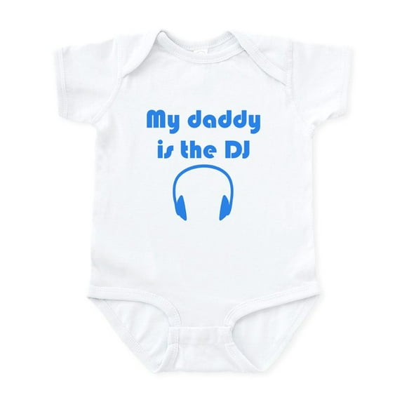 CafePress - My Daddy Is The DJ Body Suit - Baby Light Bodysuit, Size Newborn - 24 Months