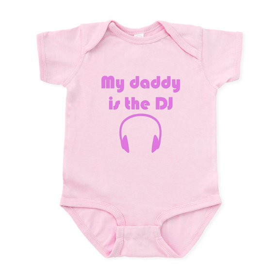 CafePress - My Daddy Is The DJ Body Suit - Baby Light Bodysuit, Size Newborn - 24 Months