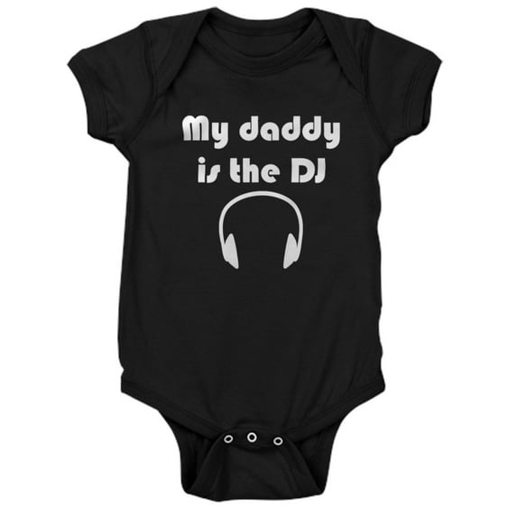 CafePress - My Daddy Is The DJ - Cute Infant Bodysuit Baby Romper