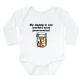 thumbnail image 1 of CafePress - My Daddy Is The Words Best Pharmacist Body Suit - Long Sleeve Cotton Baby Bodysuit, 1 of 4