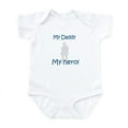 thumbnail image 1 of CafePress - My Daddy My Hero Infant Bodysuit - Baby Light Bodysuit, Size Newborn - 24 Months, 1 of 4