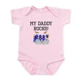 thumbnail image 1 of CafePress - My Daddy Rocks Drums Body Suit - Baby Light Bodysuit, Size Newborn - 24 Months, 1 of 4