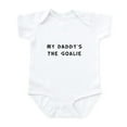 thumbnail image 1 of CafePress - My Daddy's The Goalie Infant Bodysuit - Baby Light Bodysuit, Size Newborn - 24 Months, 1 of 4