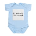 thumbnail image 1 of CafePress - My Daddy's The Goalie Infant Bodysuit - Baby Light Bodysuit, Size Newborn - 24 Months, 1 of 4
