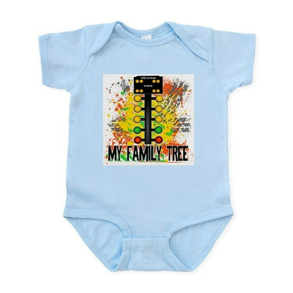 CafePress - My Family Tree Body Suit - Baby Light Bodysuit, Size Newborn - 24 Months