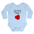 thumbnail image 1 of CafePress - My Favorite Boxer Is My Daddy Body Suit - Long Sleeve Cotton Baby Bodysuit, 1 of 4