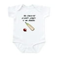 thumbnail image 1 of CafePress - My Favorite Cricket Player Is My Daddy Body Suit - Baby Light Bodysuit, Size Newborn - 24 Months, 1 of 4