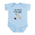 thumbnail image 1 of CafePress - My Favorite Cricket Player Is My Daddy Body Suit - Baby Light Bodysuit, Size Newborn - 24 Months, 1 of 4