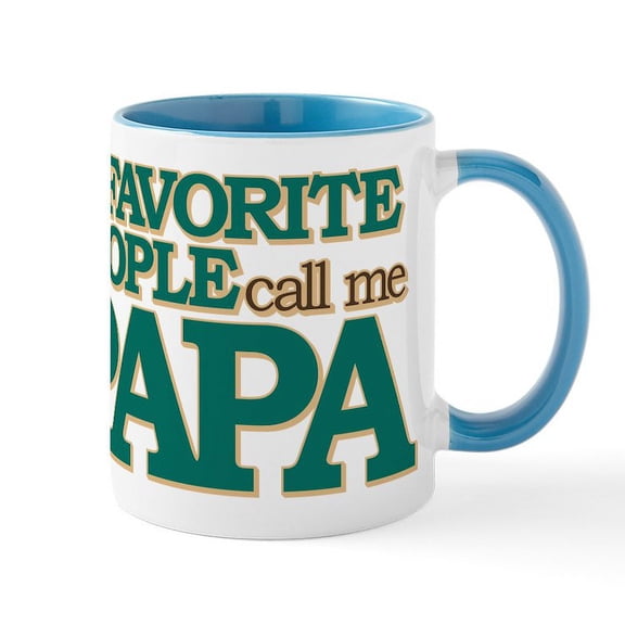 CafePress - My Favorite People Call Me Papa - 11 oz Ceramic Mug - Novelty Coffee Tea Cup