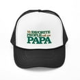 thumbnail image 1 of CafePress - My Favorite People Call Me Papa - Adjustable Unisex Printed Trucker Hat with Mesh Back, 1 of 8