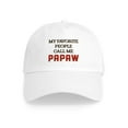 thumbnail image 1 of CafePress - My Favorite People Call Me Papaw Cap - Adjustable 100% Brushed Unisex Casual Cotton Baseball Cap, Beige, 1, 1 of 2