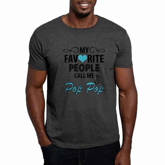 CafePress - My Favorite People Call Me Pop Pop T Shirt - Men's Classic Cotton T-Shirts