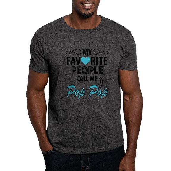CafePress - My Favorite People Call Me Pop Pop T Shirt - Men's Classic Graphic Cotton T-Shirt