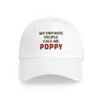 thumbnail image 1 of CafePress - My Favorite People Call Me Poppy Cap - Adjustable 100% Brushed Unisex Casual Cotton Baseball Cap, Beige, 1, 1 of 2