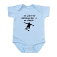 thumbnail image 1 of CafePress - My Favorite Skateboarder Is My Daddy Body Suit - Baby Light Bodysuit, Size Newborn - 24 Months, 1 of 4