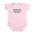 thumbnail image 1 of CafePress - My Favorite Superhero Is My Dad. Infant Bodysuit - Baby Light Bodysuit, Size Newborn - 24 Months, 1 of 4