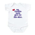 thumbnail image 1 of CafePress - My Favorite Uncle Infant Bodysuit - Baby Light Bodysuit, Size Newborn - 24 Months, 1 of 4