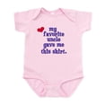 thumbnail image 1 of CafePress - My Favorite Uncle Infant Bodysuit - Baby Light Bodysuit, Size Newborn - 24 Months, 1 of 4