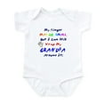 thumbnail image 1 of CafePress - My Finger May Be Small... Grandpa Infant Bodysuit - Baby Light Bodysuit, Size Newborn - 24 Months, 1 of 4