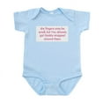 thumbnail image 1 of CafePress - My Fingers May Be Small... Infant Bodysuit - Baby Light Bodysuit, Size Newborn - 24 Months, 1 of 4