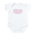 thumbnail image 1 of CafePress - My Fingers May Be Small... Infant Bodysuit - Baby Light Bodysuit, Size Newborn - 24 Months, 1 of 4