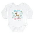 thumbnail image 1 of CafePress - My First Christmas Body Suit - Long Sleeve Infant Bodysuit, 1 of 4