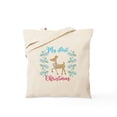 thumbnail image 1 of CafePress - My First Christmas Tote Bag - Unisex Canvas Tote Bag, Beige, 1-Piece, 1 of 6