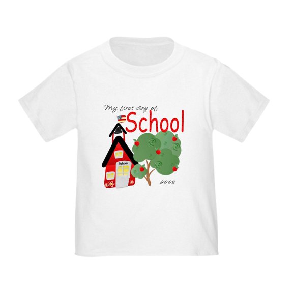 CafePress - My First Day Of School 2008 Toddler T Shirt - Cute Toddler T-Shirt, 100% Cotton