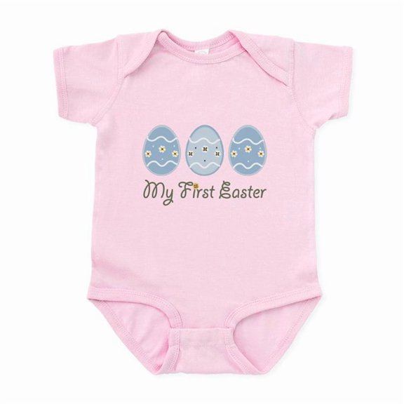 CafePress - My First Easter Eggs Infant Bodysuit - Baby Light Bodysuit, Size Newborn - 24 Months