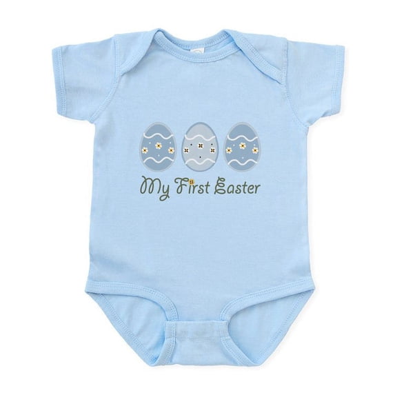 CafePress - My First Easter Eggs Infant Bodysuit - Baby Light Bodysuit, Size Newborn - 24 Months