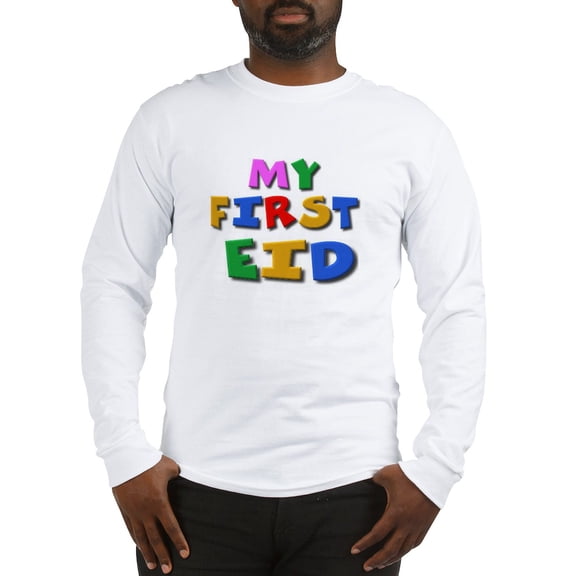 CafePress - My First Eid Long Sleeve T Shirt - Unisex Cotton Long Sleeve T-Shirt