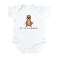 thumbnail image 1 of CafePress - My First Groundhog Day! Body Suit - Baby Light Bodysuit, Size Newborn - 24 Months, 1 of 4