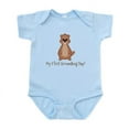 thumbnail image 1 of CafePress - My First Groundhog Day! Body Suit - Baby Light Bodysuit, Size Newborn - 24 Months, 1 of 4