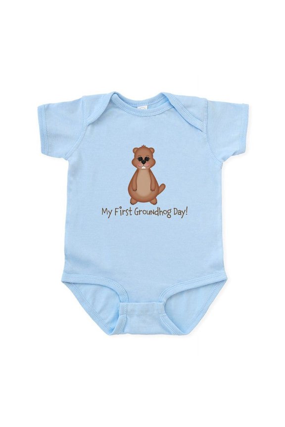 - My First Groundhog Day! Body Suit - Baby Light Bodysuit, Size Newborn - 24 Months