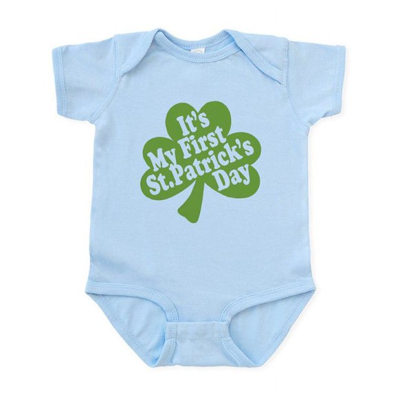 CafePress - My First St. Patrick's Day Infant Bodysuit - Baby Light Bodysuit, Size Newborn - 24 Months