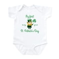 thumbnail image 1 of CafePress - My First St. Patrick's Day Infant Bodysuit - Baby Light Bodysuit, Size Newborn - 24 Months, 1 of 4